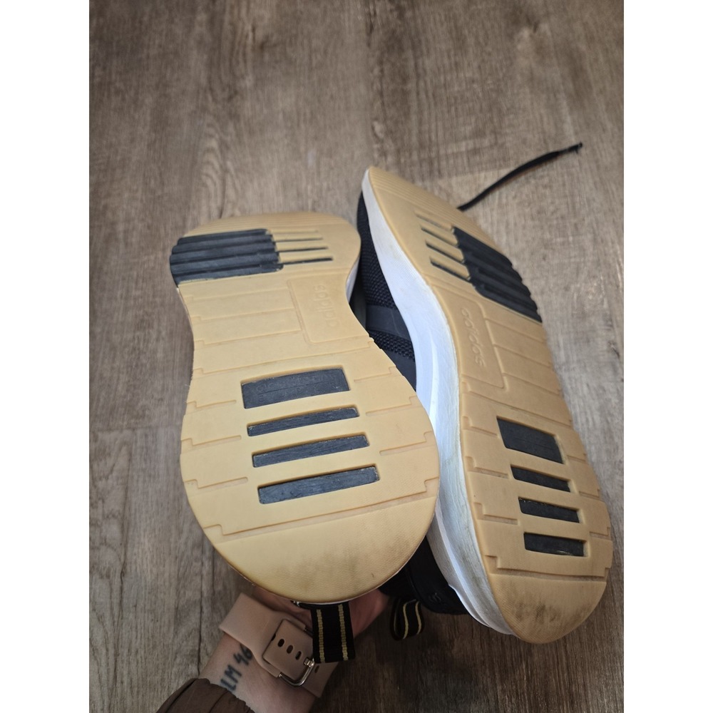 Women's Adidas Cloudfoam Black‎ Shoes Size 9 - Picture 3 of 7